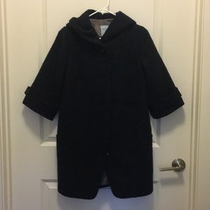 Mid-length sleeve coat(dark navy)
